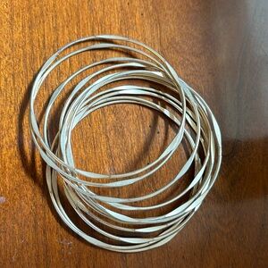 12 piece bangle set in gold tone